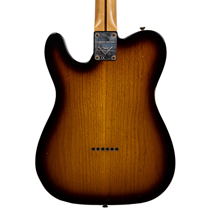 Fender Custom Shop 1950's Telecaster Thinline Journeyman Relic  2 Renk Sunburst Elektro Gitar