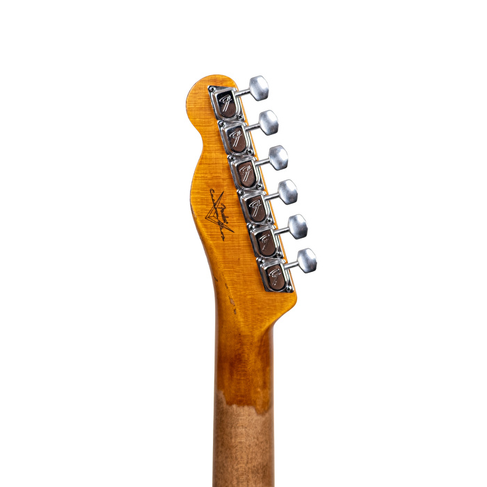 Fender Custom Shop 1970's Telecaster Custom Heavy Relic Firemist Orange Elektro Gitar