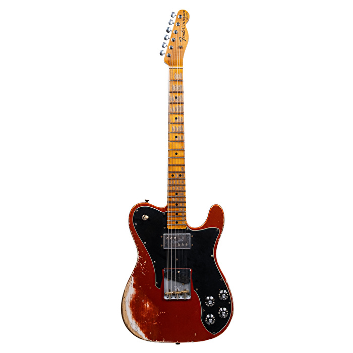 Fender Custom Shop 1970's Telecaster Custom Heavy Relic Firemist Orange Elektro Gitar