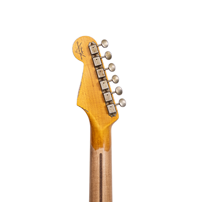 Fender Custom Shop 1957 Stratocaster Heavy Relic Siyah Elektro Gitar