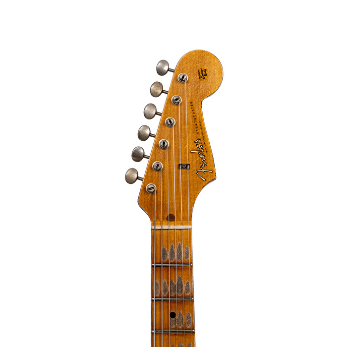 Fender Custom Shop 1957 Stratocaster Heavy Relic Aged Candy Tangerine Elektro Gitar