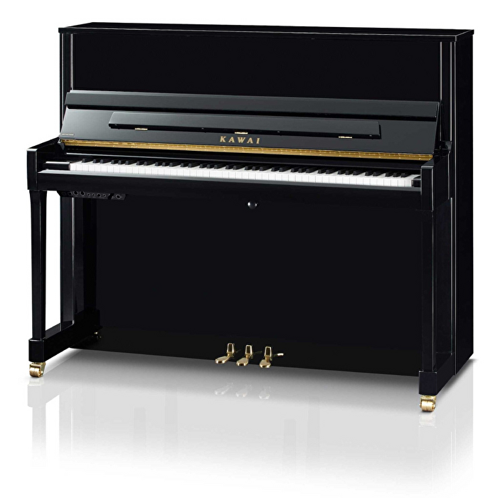KAWAI K-300(J) ATX4 M/PEP Parlak Siyah Duvar Piyanosu - ATX4 Kulaklık Sistemli - Japon Üretimi
