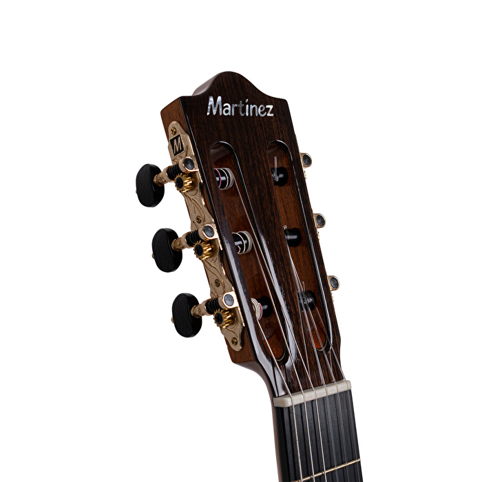 Martinez Almeria Luthier Rosewood Elektro Klasik Gitar