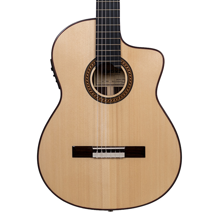Martinez Almeria Luthier Rosewood Elektro Klasik Gitar