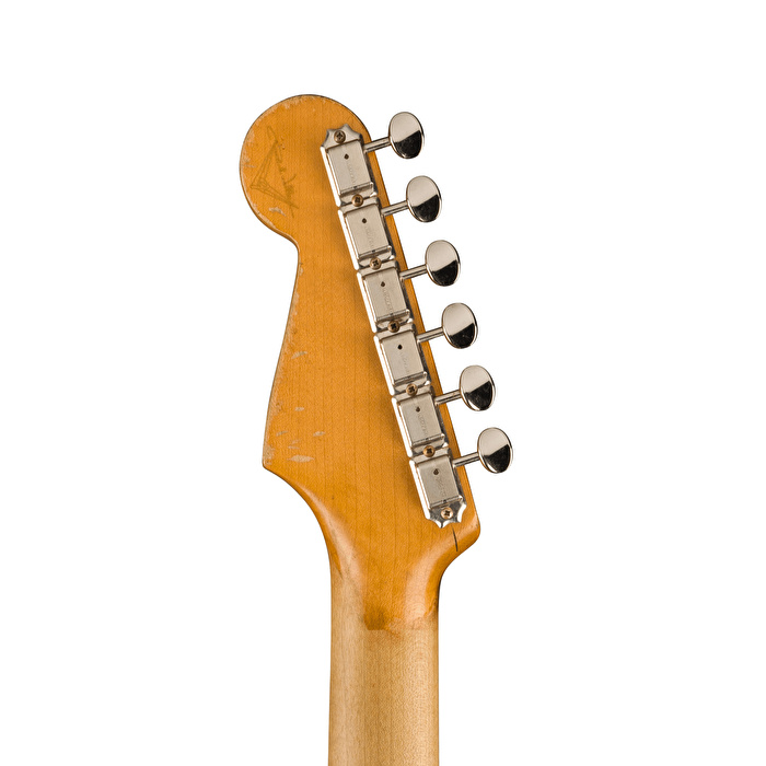 Fender Custom Shop Masterbuilt  by Paul Waller - John Frusciante Stratocaster Super Heavy Relic 3 Renk Sunburst Elektro Gitar