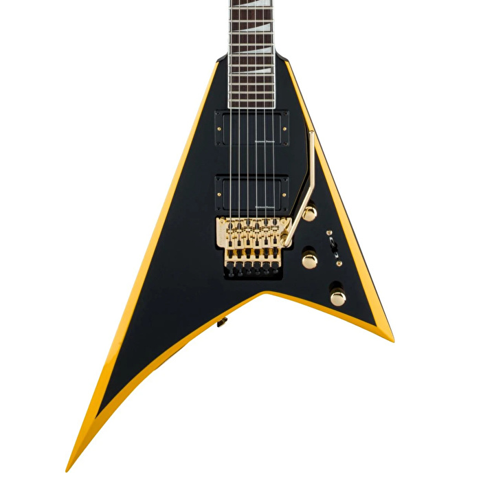 Jackson X Rhoads RRX24 Black With Yellow Bevels Elektro Gitar