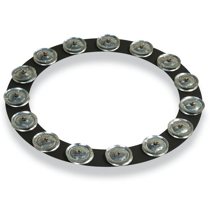 LATIN PERCUSSION LP3814BGA - Tambo-Ring Black w/Steel Jingle, 14″