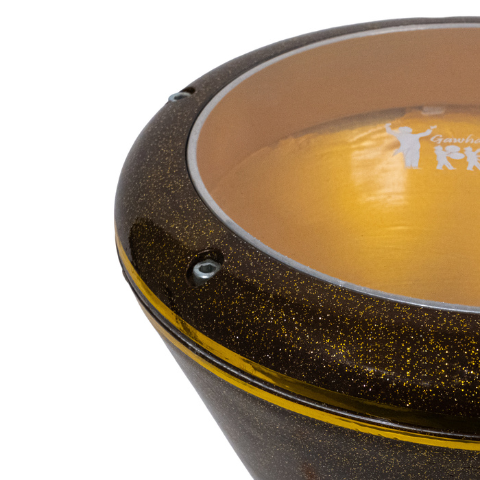 GEF ELFAN CG22-BR Işıltılı Alüminyum Döküm Kahverengi Darbuka 22 cm
