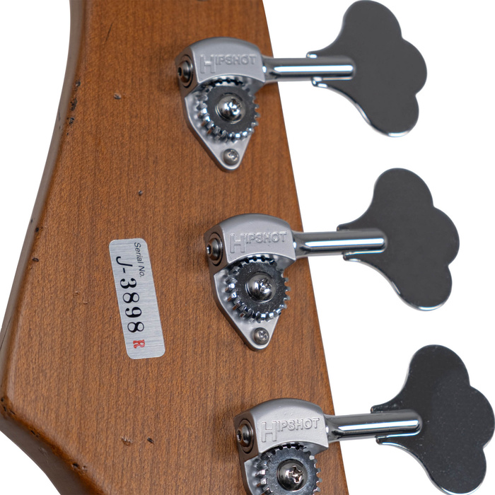 Xotic Limited Edition Zuhal 50.Yıl California XJ-1T/3897 Satin Lacquer Super Light Aged HRI System Siyah Bas Gitar
