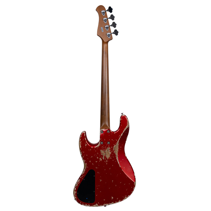 Xotic Limited Edition Zuhal 50.Yıl California XJ-1T/3898 Heavy Aged Candy Apple Red Bas Gitar