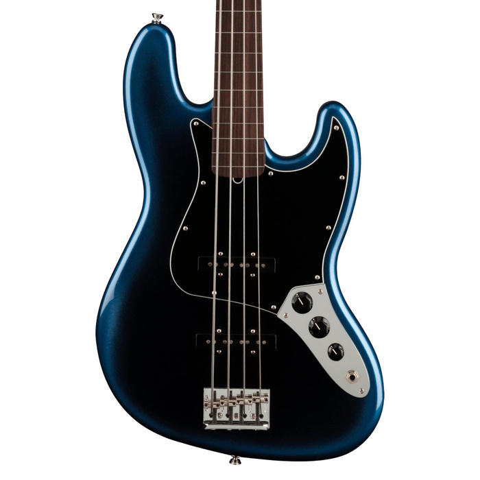 Fender American Professional II Jazz Bass Dark Night Perdesiz Bas Gitar