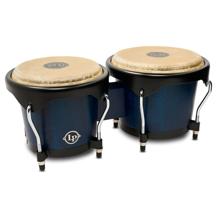 LATIN PERCUSSION LP601NYII-BL City II Mango Ağacı Mavi Bongo