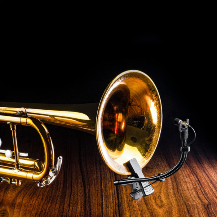 Seruni Audio SEM02BCB SEM-02 Saksafon ve Brass Enstrümanlar için Minyatür Mikrofon Seti