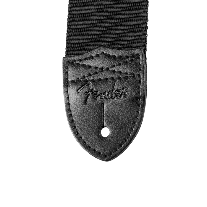 Fender Nylon Lightning Bolt Siyah Beyaz Gitar Askısı