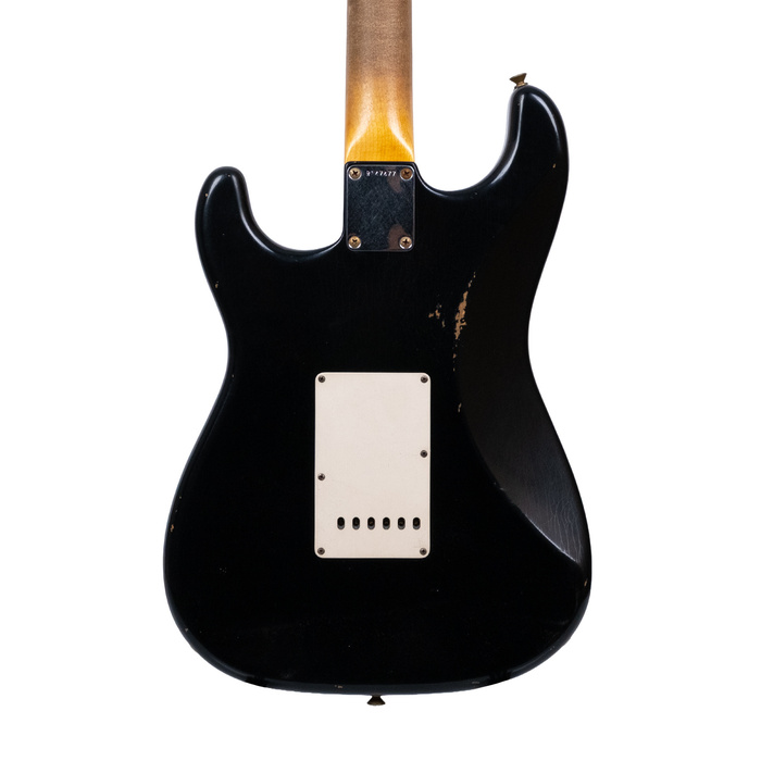 Fender Custom Shop Masterbuilt Todd Krause 1963 Stratocaster Journeyman Relic Black Elektro Gitar