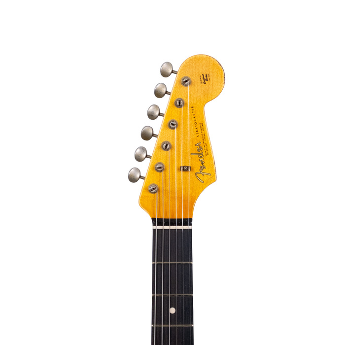 Fender Custom Shop Masterbuilt Todd Krause 1963 Stratocaster Journeyman Relic Black Elektro Gitar