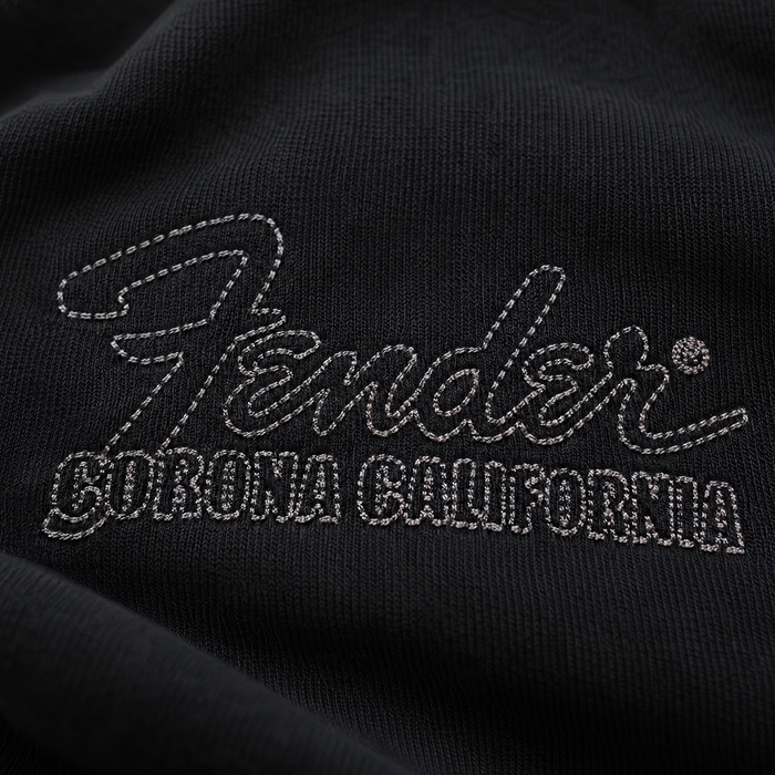 FENDER® Wash Embroidered Antrasit Sweetshirt