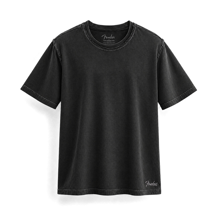 FENDER® Wash Embroidered Antrasit T-Shirt