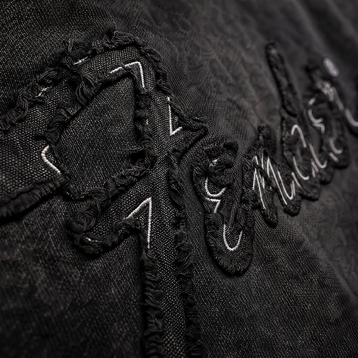 FENDER® Wash Raw Edge Antrasit Sweetshirt