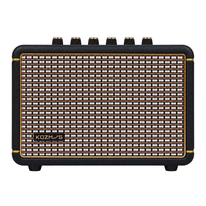 KOZMOS Blaze-15BK Mikrofon Girişli Elektro Gitar Amfisi ve Bluetooth Hoparlör