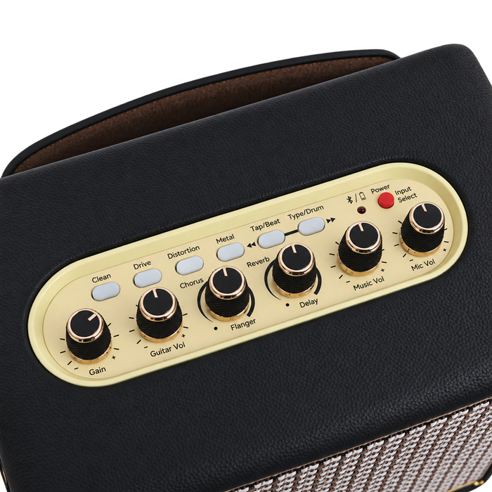 KOZMOS Blaze-15BK Mikrofon Girişli Elektro Gitar Amfisi ve Bluetooth Hoparlör