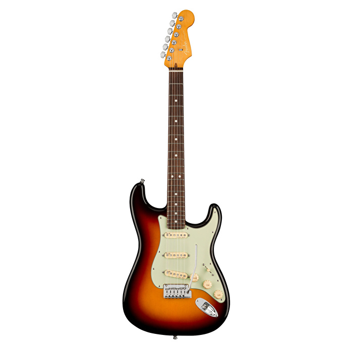 Fender American Ultra Stratocaster Gülağacı Klavye Ultraburst Elektro Gitar