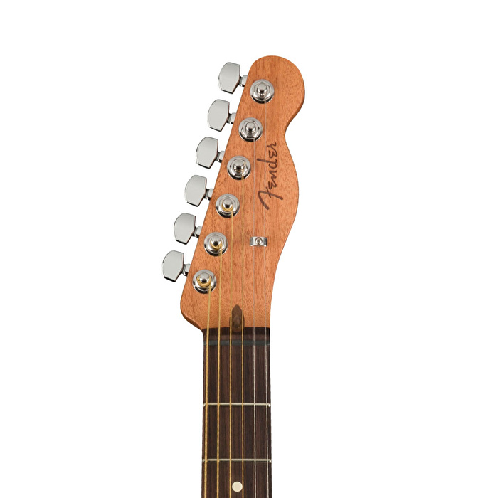 Fender Acoustasonic Player Telecaster Gülağacı Klavye Brushed Black Elektro Akustik Gitar