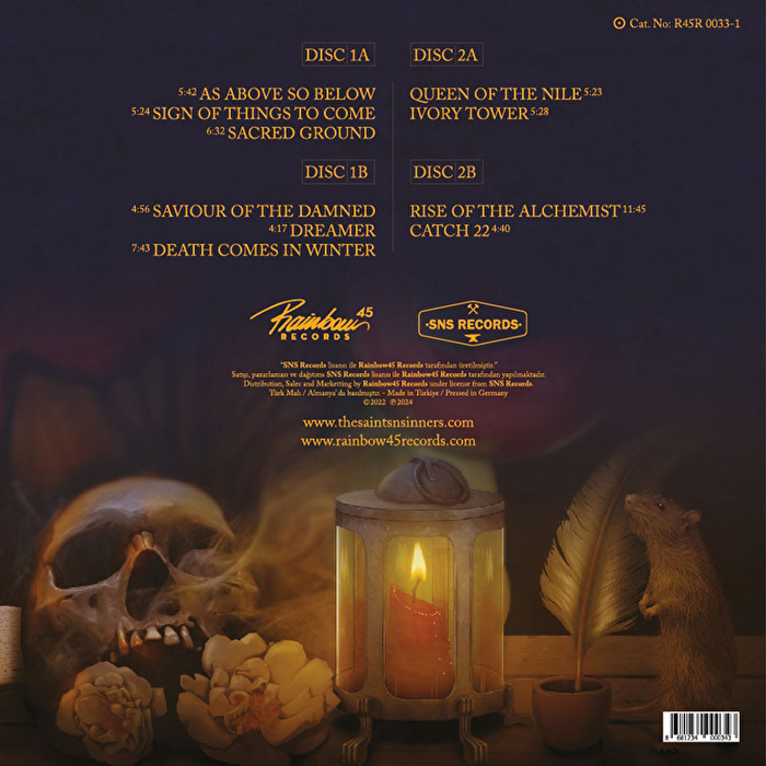 Saints 'N' Sinners - Rise Of The Alchemist (Kırmızı Plak)