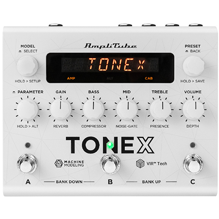 IK Multimedia XG-PEDAL-TONEX-WHITE Limitli Versiyon Beyaz ToneX Pedal