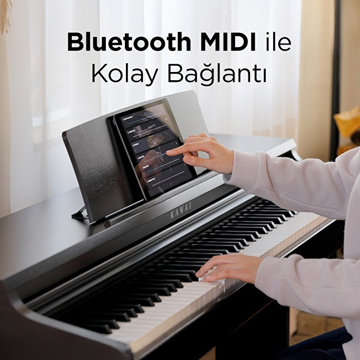 KAWAI KDP120W Beyaz Dijital Duvar Piyanosu  (Tabure & Kulaklık Hediyeli)