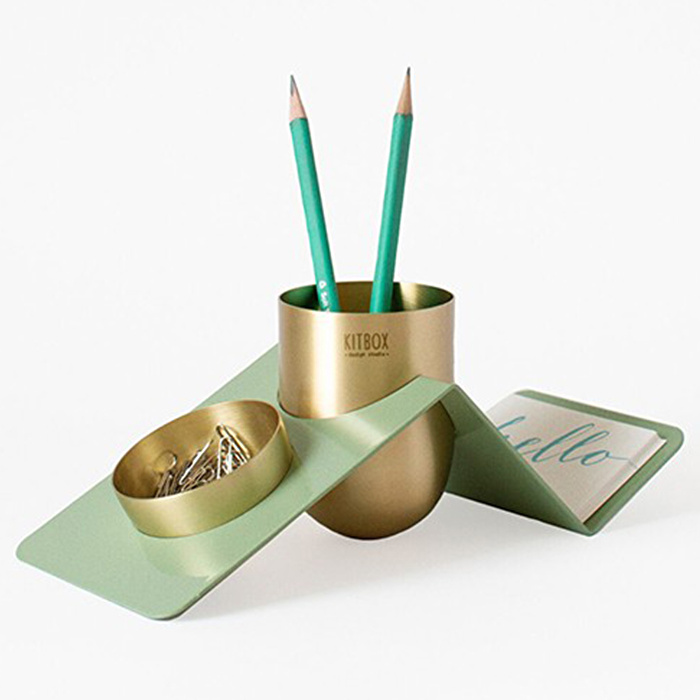 KITBOX Blank Kalemlik - Mojito Pirinç Mint