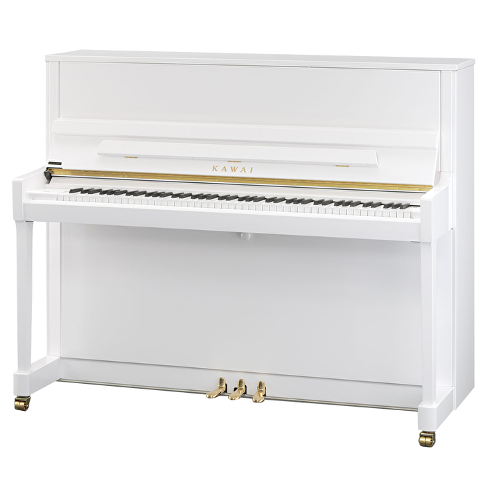 KAWAI K-300 WH/P  122 CM Parlak Beyaz Duvar Piyanosu
