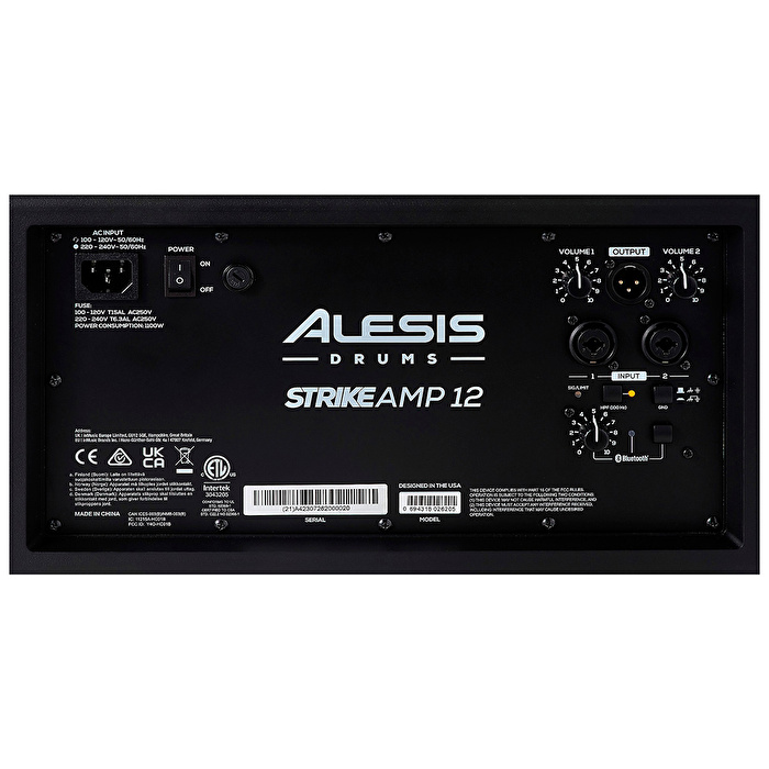 ALESIS Strike Amp 12 MK2 2500 W Bluetooth Özellikli Davul Amfisi