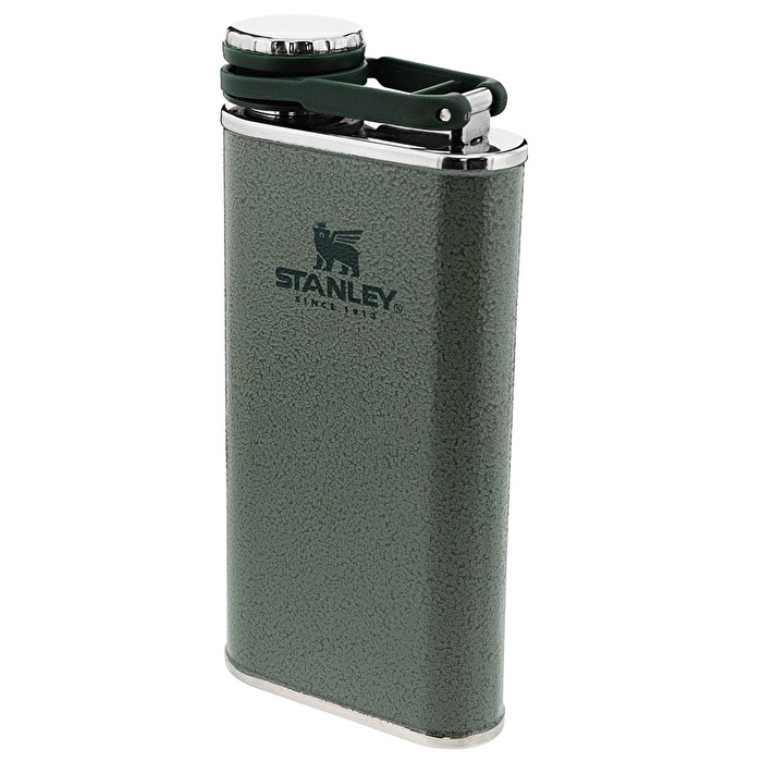 STANLEY 0.23L Classic Easy Fill Wide Mouth Flask - Hammertone Green Matara