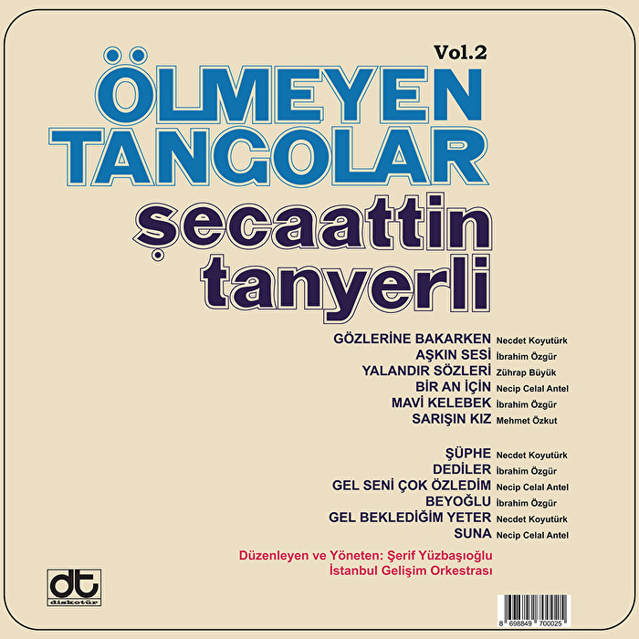 Şecaattin Tanyerli - Ölmeyen Tangolar Vol. 2