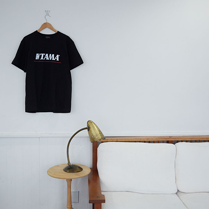 TAMA Logo T-Shirt Siyah w/ Red Line XXL Beden