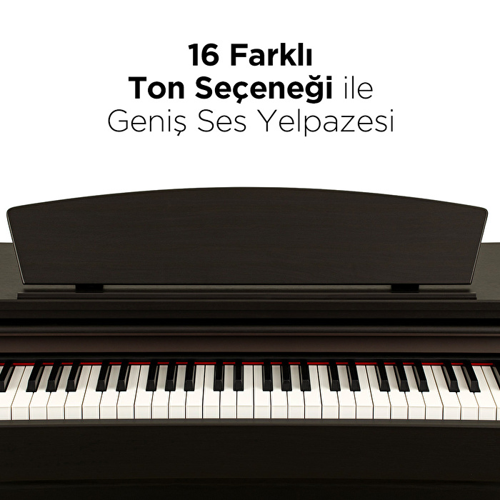 KOZMOS KHP-165WH Beyaz Dijital Piyano (Tabure & Kulaklık Hediyeli)