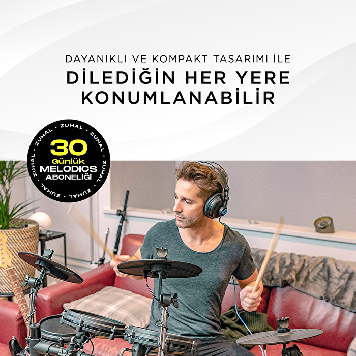 ALESIS Turbo Mesh Kit File Derili 7-Parça Elektronik Davul Seti