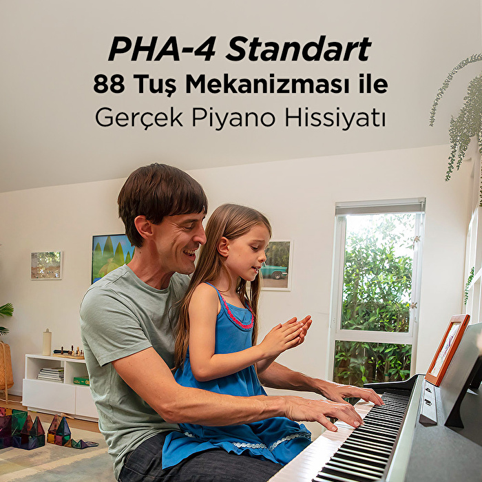 ROLAND RP107-BKX SuperNATURAL Siyah Dijital Duvar Piyanosu (Tabure & Kulaklık Hediyeli)