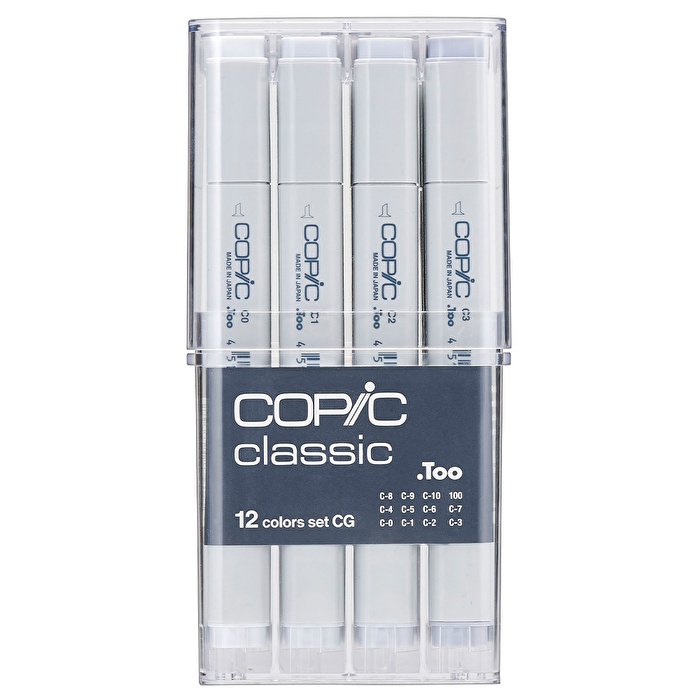 COPIC 12'li Set Cool Grey Tones