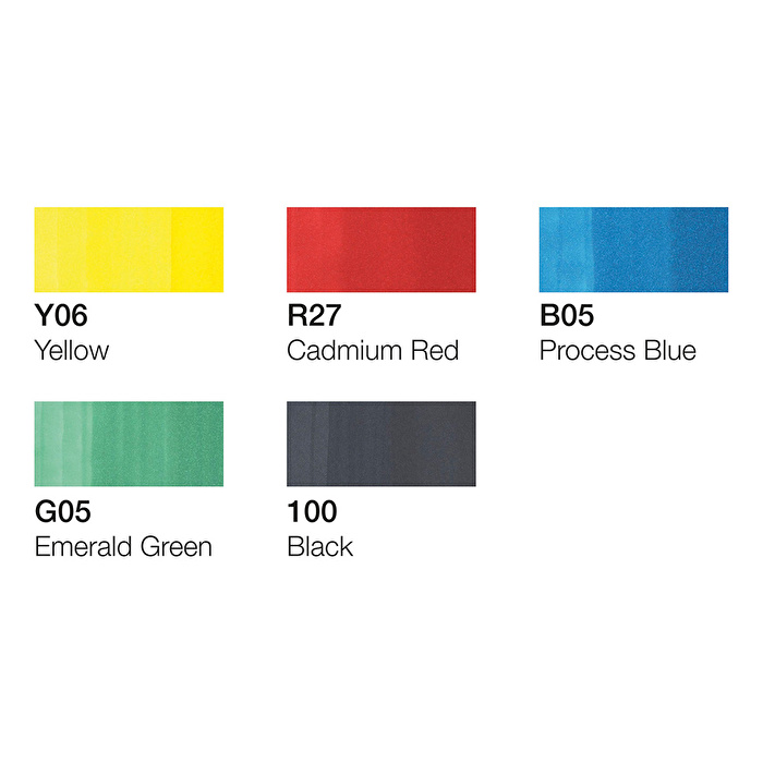 COPIC Ciao 5+1 Set - Brights