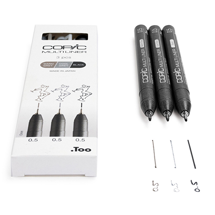 COPIC Multiliner Classic Color 3lü Set