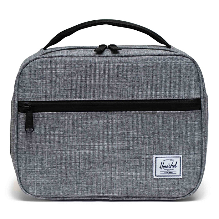 HERSCHEL Pop Quiz Lunch Box Raven Crosshatch Çanta