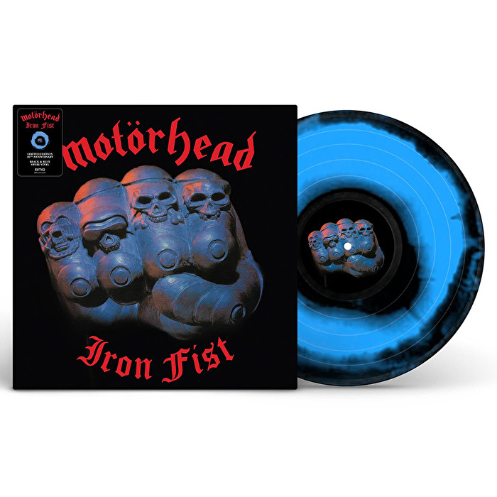 Motörhead - Iron Fist (Limited 40th Anniversary Edition - Black & Blue Swirl Vinyl)