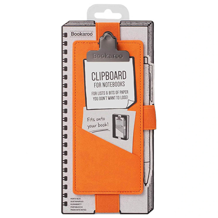 IF Bookaroo Klipsli Defter Kılıfı - Turuncu