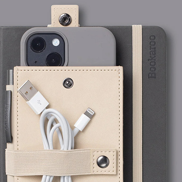 IF Bookaroo Defter Üstü Telefon Kılıfı - Altın Rengi