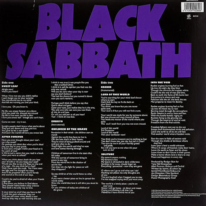 Black Sabbath - Master Of Reality