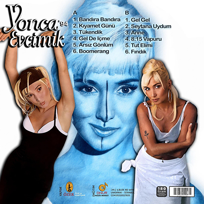 Yonca Evcimik - 94 (Renkli Plak)
