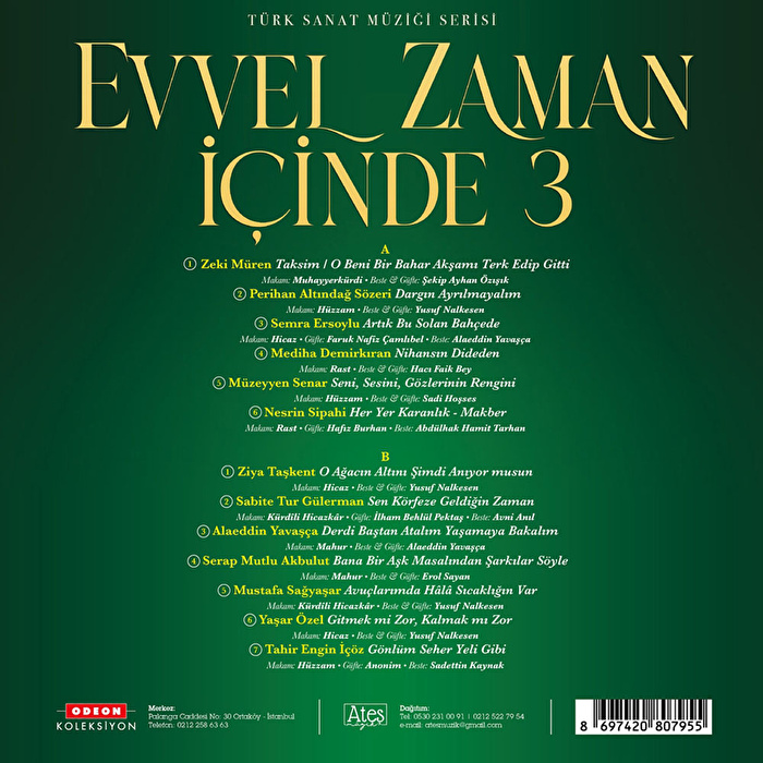Çeşitli Sanatçılar - Evvel Zaman İçinde 3