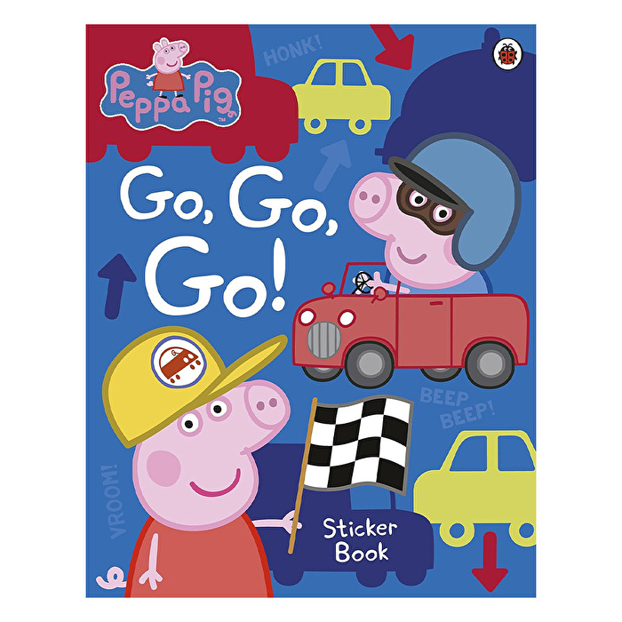 Peppa Pig Go Go Go Vehicles Sticker Book